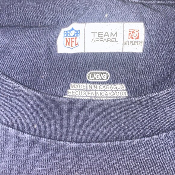 Chicago Bears Forte 22 NFL Team Apparel Logo Blue T-Shirt Short Sleeve Football - Picture 3 of 3